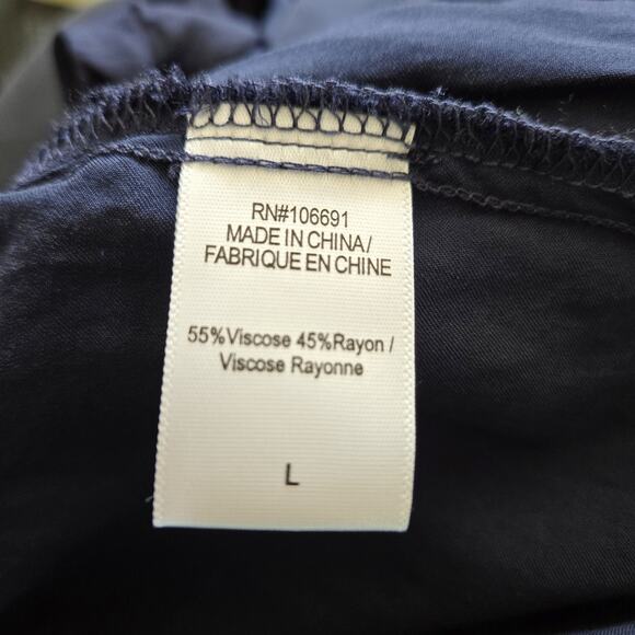 Young Fabulous & Broke‎ Trooper Satin Jogger Midnight Blue Pull on Size Large - Picture 5 of 7